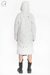 BORIS BIDJAN SABERI mid-length jacket AW23 WPARKA FISHTAIL1 F1502F-W light gray